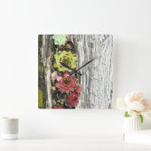 セミペルヴィヴム スクエア壁時計 (ホーム)