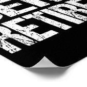 セミリタイアのユーモアあふれる退職ギア ポスター (角)