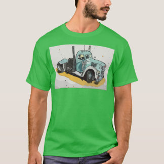 セミ国際的トラクタートラック Tシャツ