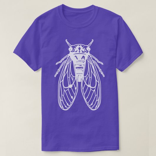 セミ昆虫 Tシャツ (デザイン正面)
