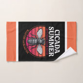 セミ最高のダの夏の贈り物 バスタオルセット (ハンドタオル)