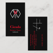 セミ記号 名刺 (正面/裏面)