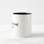 セミ誇りを持ったパパ父の日のマグカップ ツートーンマグカップ (中央)