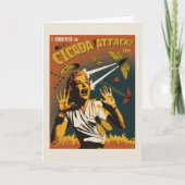 セミ2024号叫び声 カード (正面)