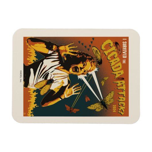 セミ2024号叫び声 マグネット (横)