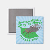 セミ2024彼らはここにいる マグネット (正面/裏面)