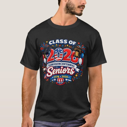 セミ・クワインセンテニアル・シニア Tシャツ (正面)