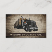 セミ・トラック・ロッキング・トラック貨物 名刺 (正面)
