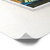 セミ、飛んでいる魚、貝殻 ポスター (角)