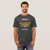 セミBrood X 2021セミの帰還 Tシャツ (正面フル)