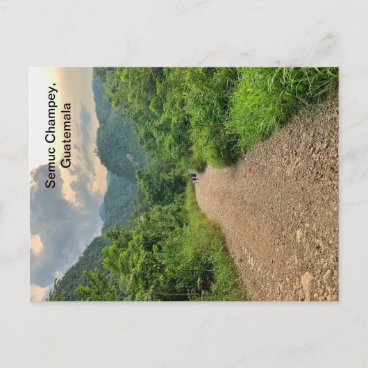 セムック・シャンピー、グアテマラ・ポストカード ポストカード (正面)