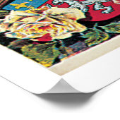 セメイン・ダビエーション・デ・リヨン・ヴィンテージ旅行ポスター ポスター (角)