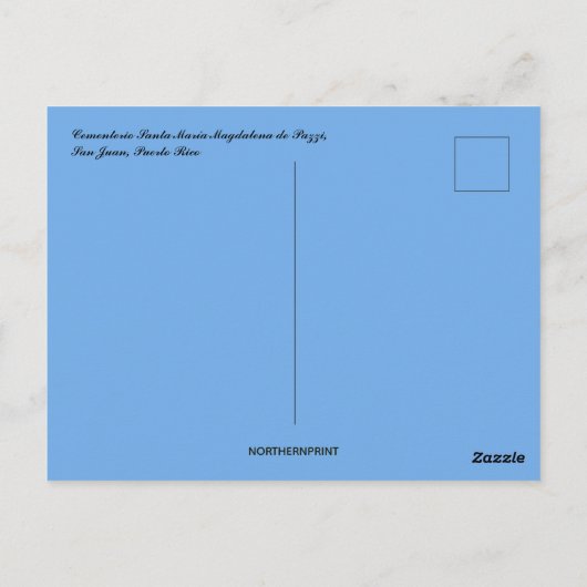 セメンテリオサンタマリアマグダレナデパッツィ ポストカード (裏面)