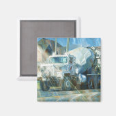 セメントのトラックの大きい装備のトラック運転手のギフト マグネット (正面/裏面)