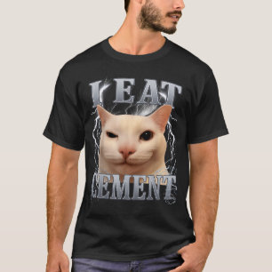 セメントを食べるよ バカな猫のミーム 楽しい メンズ レディース キッズ G Tシャツ