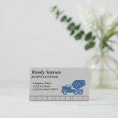 セメントトラック建築サービス 名刺 (スタンド正面)