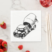 セメントトラック紙ナプキン スタンダードランチョンナプキン (インサイチュ)