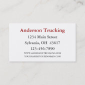 セメントトラック 名刺 (裏面)