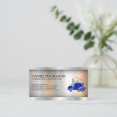 セメントトラック | 建築サイト | ビルダー 名刺 (スタンド正面)