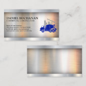 セメントトラック | 建築サイト | ビルダー 名刺 (正面/裏面)