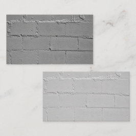 セメントブロック壁 名刺