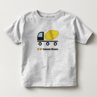 セメントミキサーが大好き トドラーTシャツ
