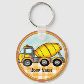 セメントミキサートラック キーホルダー (正面)
