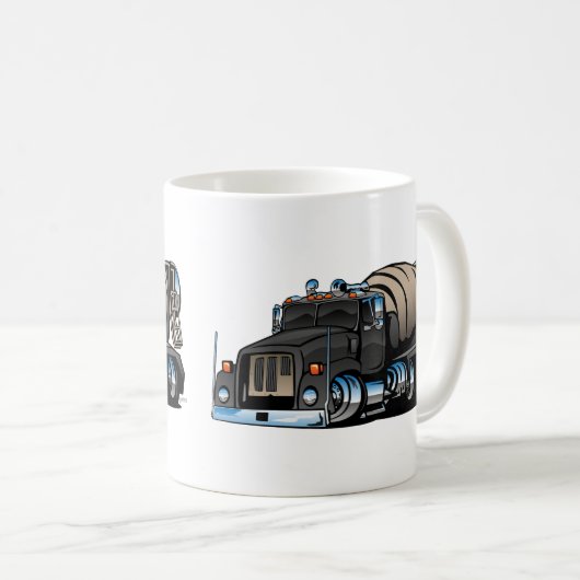 セメントミキサートラック コーヒーマグカップ (正面右)