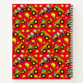 セメントミキサーノートブック ノートブック (裏面)