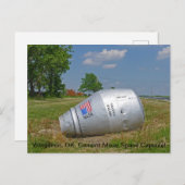 セメントミキサー宇宙カプセルat Winganon OK ポストカード (正面/裏面)