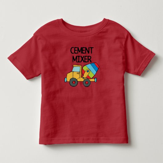 セメントミキサー トドラーTシャツ (正面)