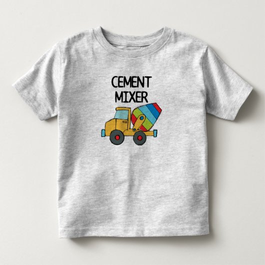 セメントミキサー トドラーTシャツ (正面)