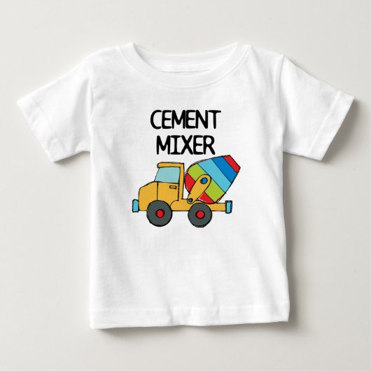 セメントミキサー ベビーTシャツ (正面)