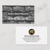 セメント壁組積造建築 名刺 (正面/裏面)