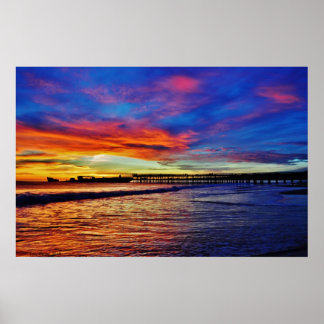 セメント船の日没 ポスター