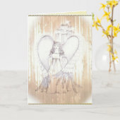 セライトのグリーティングカード カード (黄色い花)