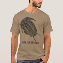 セラウルス 化石 三葉虫 Tシャツ