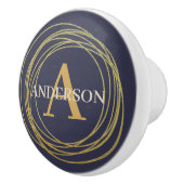 セラカスタマイズミックノブ – ゴールデン・サークル薄紫 セラミックノブ (右)