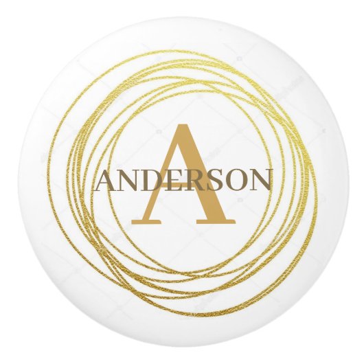 セラカスタマイズミックノブ – ゴールデン・サークル セラミックノブ (正面)