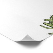 セラギネラ菌のライフサイクルのイラストレーション ポスター (角)