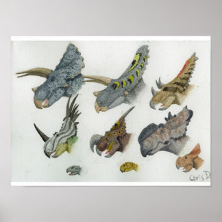 セラトピアンヘッズプリント ポスター