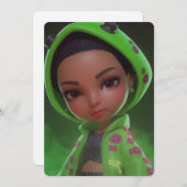 セラドンキャラクターカード 招待状 (正面/裏面)