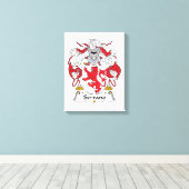セラノ家紋 キャンバスプリント (インサイチュ (ウッドフロア))