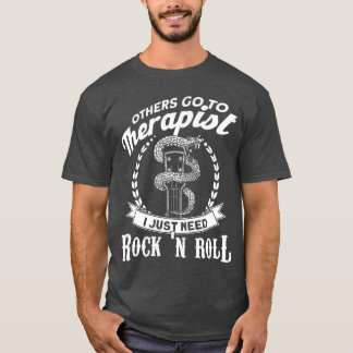 セラピストなんかいらないロックンロールロックンロールドレス女子 Tシャツ