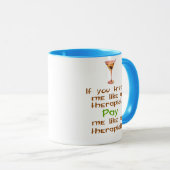 セラピストのように私を扱えば マグカップ (正面右)