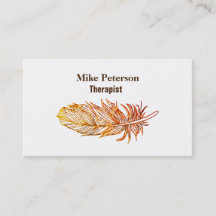 セラピストのカスタムな紫外線無光沢のBussinesカード