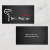 セラピストのホームドクター医者カード 名刺 (正面/裏面)