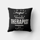 セラピストの仕事タイトルのギフト クッション (裏面)