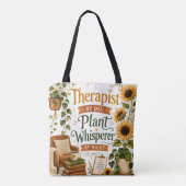 セラピストの植物愛好家 トートバッグ (裏面)