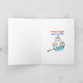 セラピストの治療のバースデー・カード カード (内部)